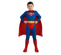 Superman Childrens/Kids Justice League Costume / L Blue/Red BN4835
