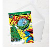 Superman Christmas Tree Greetings Card - Standard Card