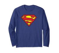 Superman Classic Shield logo Long Sleeve T-Shirt