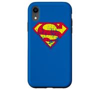 Superman Classic yello & Red Logo Distressed Case for iPhone XR