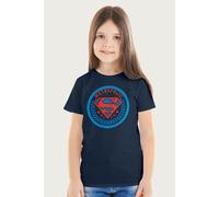 Superman Comic Metropolis Logo T-Shirt in Navy | Size: 7-8 Years Superman Navy 7-8 Years