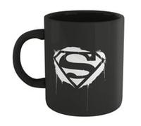 Warner Brothers Official Superman Core Superman Graffiti Mug - Black 100% Ceramic, Dishwasher Safe