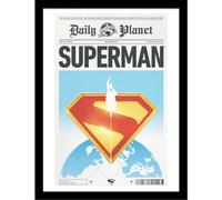 Superman Daily Planet Framed Poster Superman Multicolor
