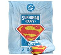 Superman Day 2025 Logo Silky Touch Super Soft Throw Blanket 152 X 127 cm