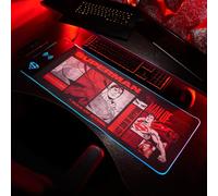 Power Idolz DC Comics Superman XL RGB Gaming Mat with 15W Wireless Charger | Customizable LED, Anti-Slip, Spill-Resistant