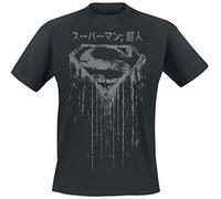 Superman - Distressed Japanese - T-Shirt Homme (M)