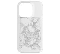 Superman Exploding Space Sketch Case for iPhone 14 Pro