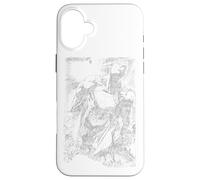 Superman Exploding Space Sketch Case for iPhone 16 Plus
