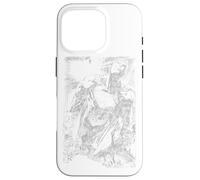 Superman Exploding Space Sketch Case for iPhone 16 Pro