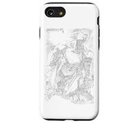 Superman Exploding Space Sketch Case for iPhone SE (2020) / 7/8