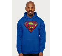 Superman Faded Logo Hooded Sweatshirt in Royal | Size: 2XL Superman Royal 2XL