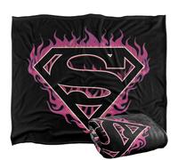 Superman Flame Logo Blanket