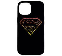 Superman Flame Outlined Logo Case for iPhone 15