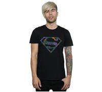 Superman Floral Logo 1 T-Shirt DC Comics Black S