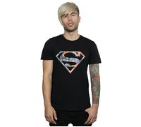 Superman Floral Logo 2 T-Shirt DC Comics Black XXL