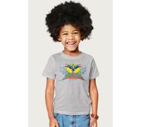Superman Flying Past The Sun T-Shirt in Mid Grey | Size: 7-8 Years Superman Mid Grey 7-8 Years
