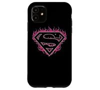 Superman Fuchsia Flames Shield Case for iPhone 11