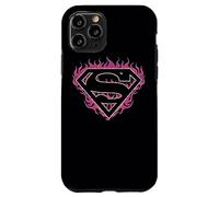 Superman Fuchsia Flames Shield Case for iPhone 11 Pro