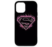 Superman Fuchsia Flames Shield Case for iPhone 12/12 Pro