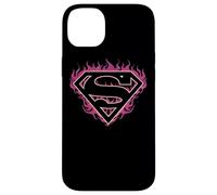 Superman Fuchsia Flames Shield Case for iPhone 14 Plus
