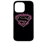Superman Fuchsia Flames Shield Case for iPhone 14 Pro Max
