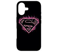 Superman Fuchsia Flames Shield Case for iPhone 17