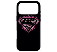 Superman Fuchsia Flames Shield Case for iPhone 17 Pro Max