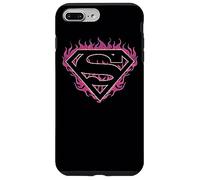 Superman Fuchsia Flames Shield Case for iPhone 7 Plus/8 Plus