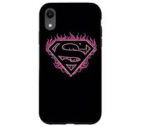 Superman Fuchsia Flames Shield Case for iPhone XR