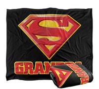 Superman Grandpa Logo Blanket