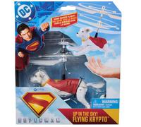 DC Comics, SUPERMAN Up in the Sky! Flying Krypto, RC Toys and Remote Control Toys for Kids, 19-cm Hovering Superdog, For Ages 4 and Up