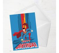 Superman Happy Birthday Greetings Card - Large Card