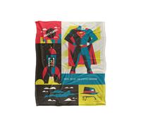 Superman Icons Silky Touch Super Soft Throw Blanket 152 X 127 cm Warner Bros. White One Size