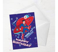 Superman Krypton Happy Birthday Greetings Card - Standard Card