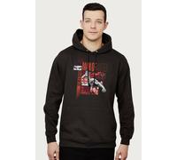 Superman Last Son Of Krypton Montage Hooded Sweatshirt in Black | Size: Medium Superman Black M