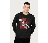 Superman Last Son Of Krypton Montage Sweatshirt in Black | Size: XL Superman Black XL