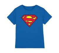 Superman Logo Kids T Shirt, Royal, 3-4