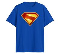 Superman Logo Symbol Legacy Justice League DC Shield Movie Adult T-Shirt, Royal Blue, S
