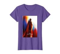 Superman Look Up Heroic Stance Poster T-Shirt