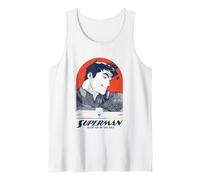 Superman Look Up In The Sky Comic Style Hero Tank Top