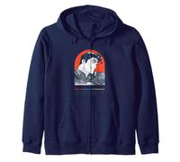 Superman Look Up In The Sky Comic Style Hero Zip Hoodie