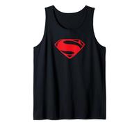 Superman Man of Steel Red Glyph Tank Top