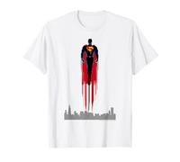 Superman Man of Steel Red Streak T Shirt T-Shirt