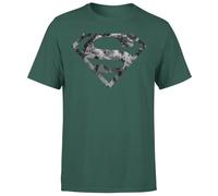 Superman Marble Logo Men's T-Shirt - Green | Size: Medium Superman Green M