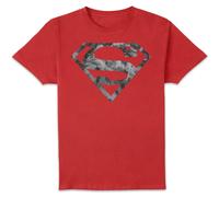 Superman Marble Logo Men's T-Shirt - Red | Size: Small Superman Red S