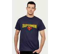 Superman Men's Dad Is My Hero Since Forever T-Shirt in Navy | Size: Medium Superman Navy M