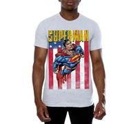 Superman Men's Flight Heather T-Shirt in Grey | Size: Large Superman Grey L