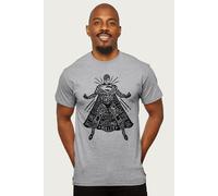 Superman Men's Most Powerful Dad Fathers Day T-Shirt in Mid Grey | Size: Large Superman Mid Grey L