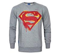 Superman Mens Stencil Sweatshirt