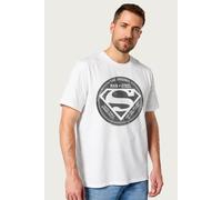 Superman Men's The Original Man Of Steel Retro T-Shirt in White | Size: Small Superman White S